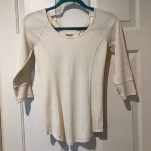 Free People Top Size S - Cream/Beige - New Without Tag